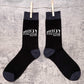 Evolution Of Golf Men's Novelty Socks Black Funny Golfing Gift for Men