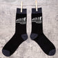 Evolution Of A Photographer Funny Men's Black Novelty Socks Birthday Gift
