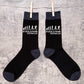 Evolution Of Footballer Funny Men's Black Novelty Socks Footballing Gift
