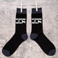 Keep Calm & Walk Border Collie Men's Novelty Socks Black Dog Lovers Gift
