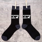 Keep Calm & Walk The Cockapoo Men's Novelty Socks Black Dog Lovers Gift
