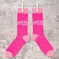 Evolution Of Golf Ladies Novelty Socks Pink Funny Golfing Gift for Ladies
