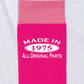 Made in 1975 Ladies Socks Pink Ideal for 50th Birthday Gift or Anniversary Gift