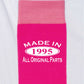 Made in 1995 Ladies Socks Pink Ideal for 30th Birthday Gift or Anniversary Gift