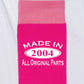 Made in 2004 Ladies Socks Pink Ideal for 21st Birthday Gift or Anniversary Gift