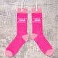 21st Birthday Born in 2004 Ladies Novelty Socks Pink Ideal for 21 Year Old Gift