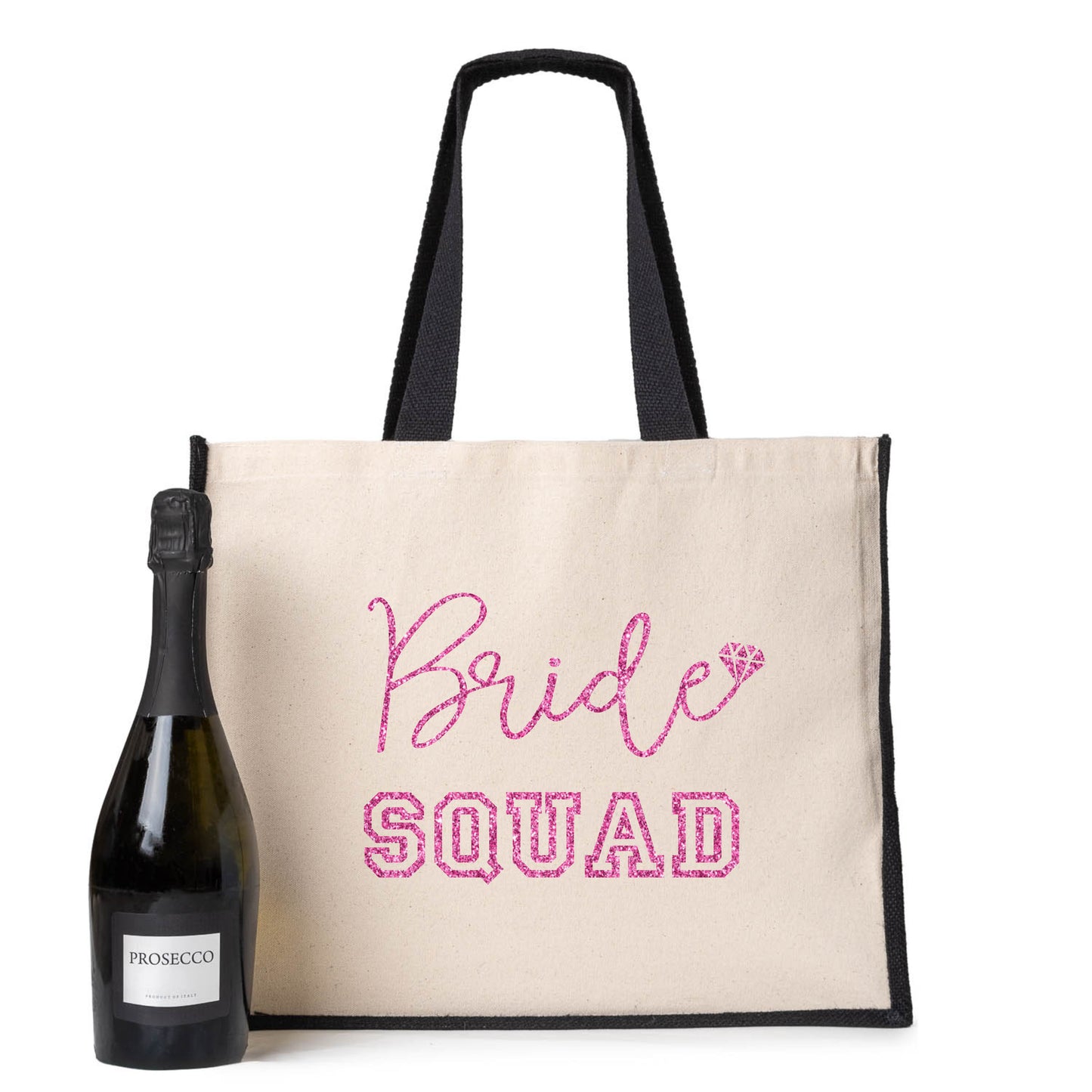 Bride Squad Tote Bag Wedding Gift Hen Party Idea Ladies Canvas Shopper