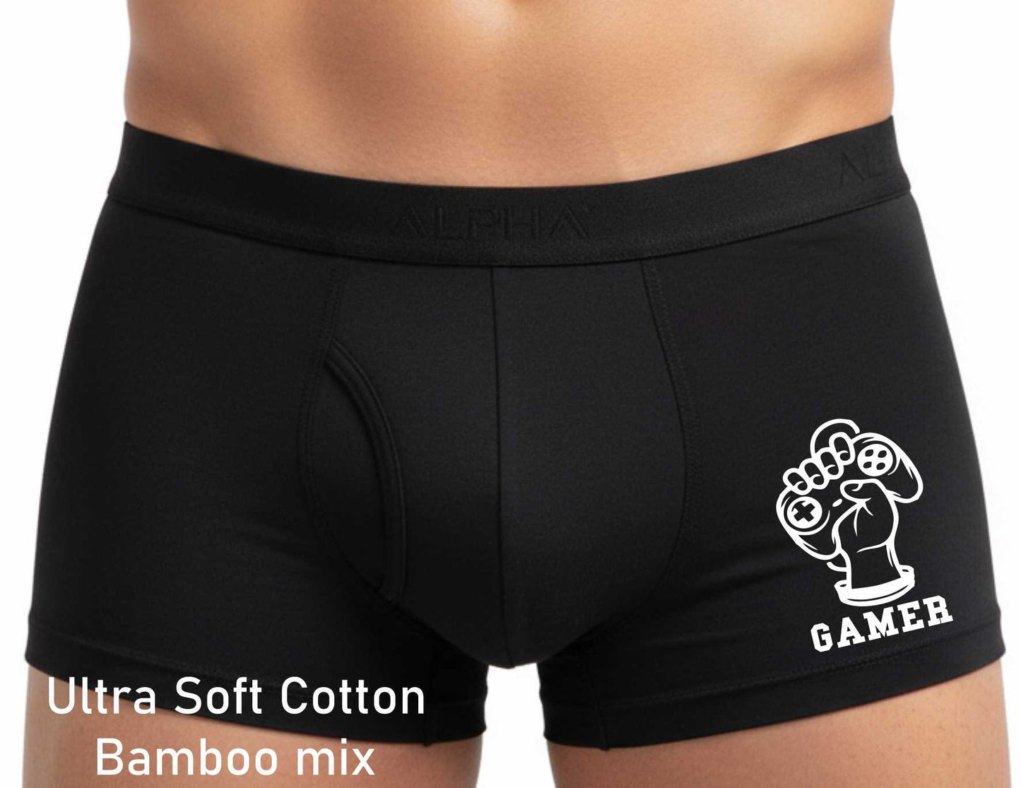 Gamer Supersoft Bamboo Boxer Shorts Funny Gaming Gift For Him