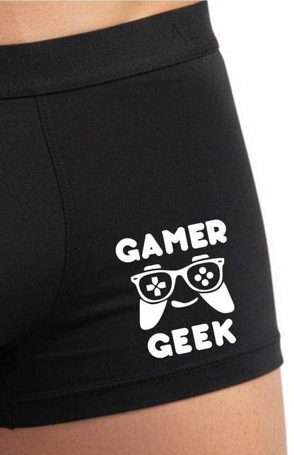 Gamer Geek Supersoft Bamboo Boxer Shorts Funny Gaming Gift For Him