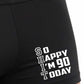 90th Birthday So Happy I'm 90 Today Bamboo Boxer Shorts Funny Gift