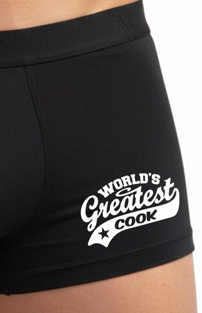 Funny Cook Gift For Him Greatest Cooking Bamboo Boxer Shorts