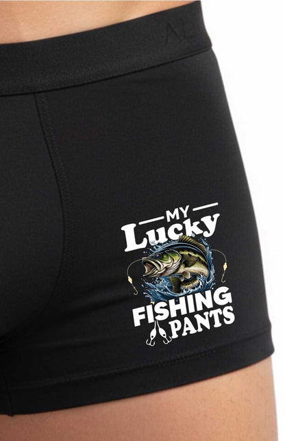 My Lucky Fishing Bamboo Boxers Funny Fishing Angler Gift For Him