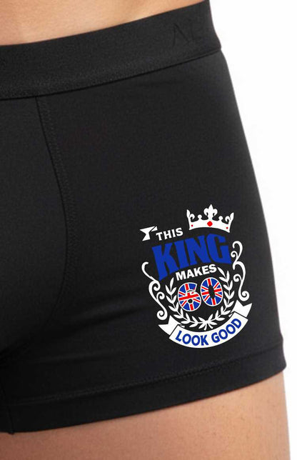 60th Birthday Gift King Makes 60 Look Good Supersoft Bamboo Boxers