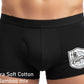 Bearded Dad Fathers Day Bamboo Cotton Boxer Shorts Funny Gift