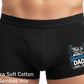 World's Greatest Dad Novelty Boxer Shorts Bamboo Cotton Father's Day Gift