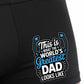 World's Greatest Dad Novelty Boxer Shorts Bamboo Cotton Father's Day Gift
