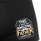 Amazing Father Looks Like Fathers Day Bamboo Cotton Boxer Shorts Gift