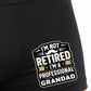 Not Retired Professional Grandad Fathers Day Cotton Bamboo Boxers Gift