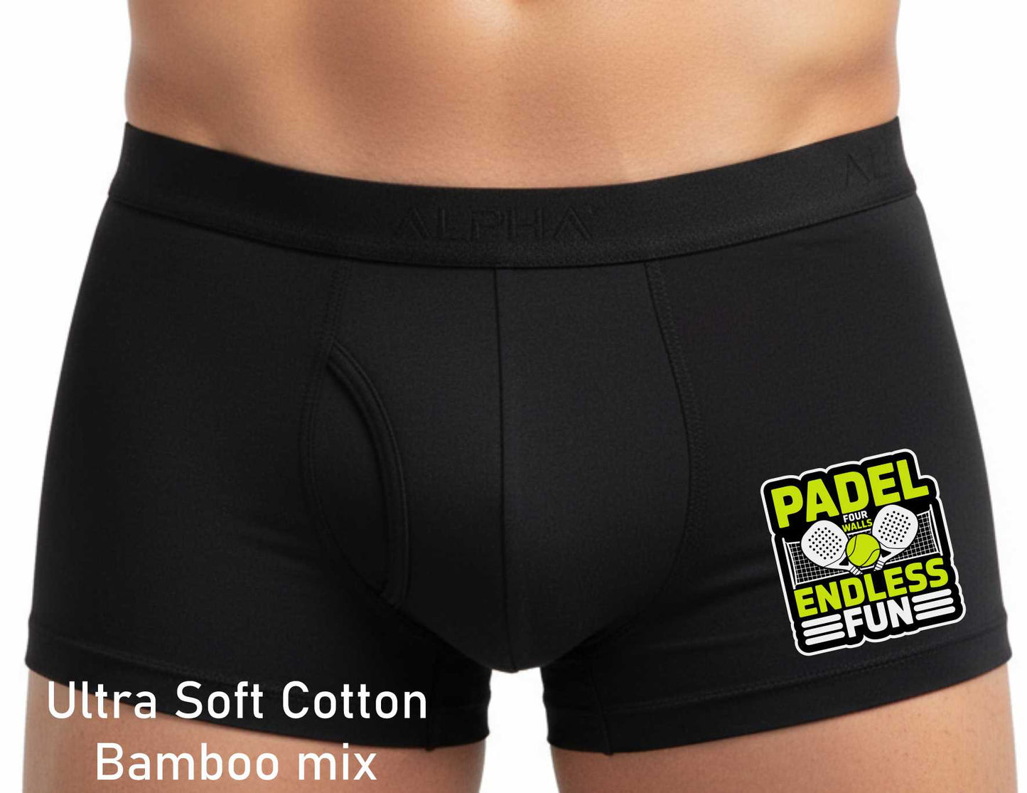 Padel Endless Fun Bamboo Boxer Shorts Funny Padel Player Gift