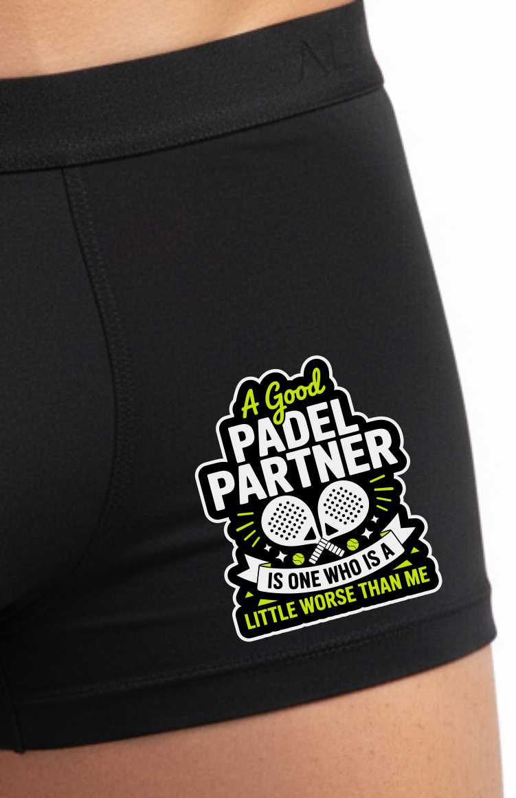 Good Padel Partner Fun Bamboo Boxer Shorts Funny Padel Player Gift