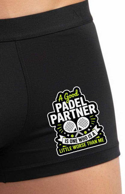 Good Padel Partner Fun Bamboo Boxer Shorts Funny Padel Player Gift