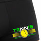 Tennis Leave It On Court Black Men's Bamboo Boxer Shorts Father's Day