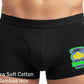 Father's Day Don't Always Play Pickleball Black Boxer Shorts Mens