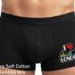 I Love London Boxer Shorts Mens Black Fun Gift For Men