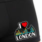 I Love London Boxer Shorts Mens Black Fun Gift For Men