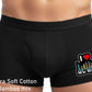 I Love New York Boxer Shorts Mens Black Fun Gift For Men