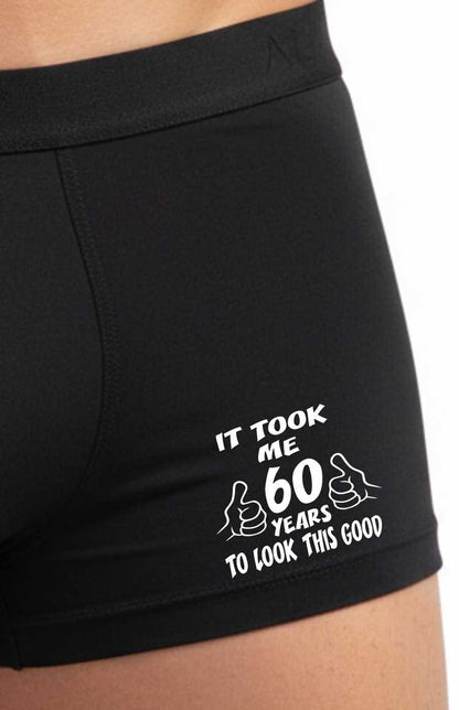 60th Birthday It Took 60 Years Men's Bamboo Boxers Shorts Gift