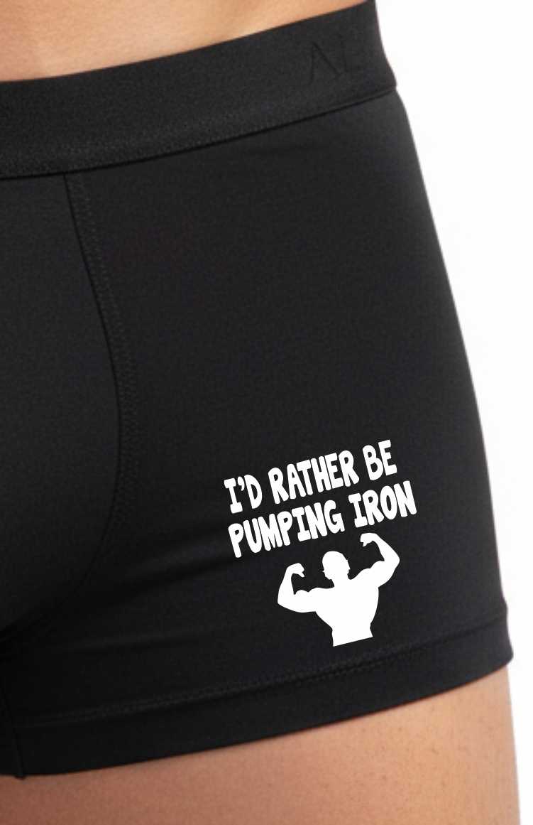 Funny Gym Weightlifter Gift Supersoft Bamboo Boxers For Him