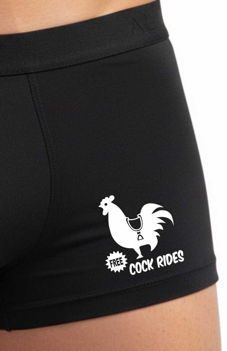 Supersoft Bamboo Boxer Shorts Gift Cock Rides Stag Do