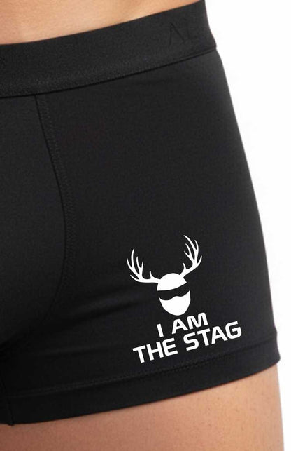 I Am The Stag Supersoft Bamboo Boxer Shorts Stag Party Groom