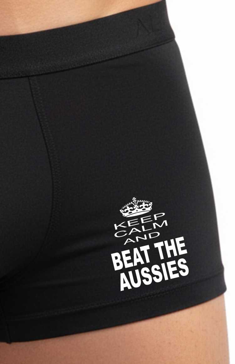 England Beat The Aussies Supersoft Bamboo Boxers Rugby Cricket Gift
