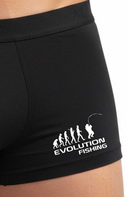 Fishing Gift Evolution of Fshing Bamboo Boxer Shorts