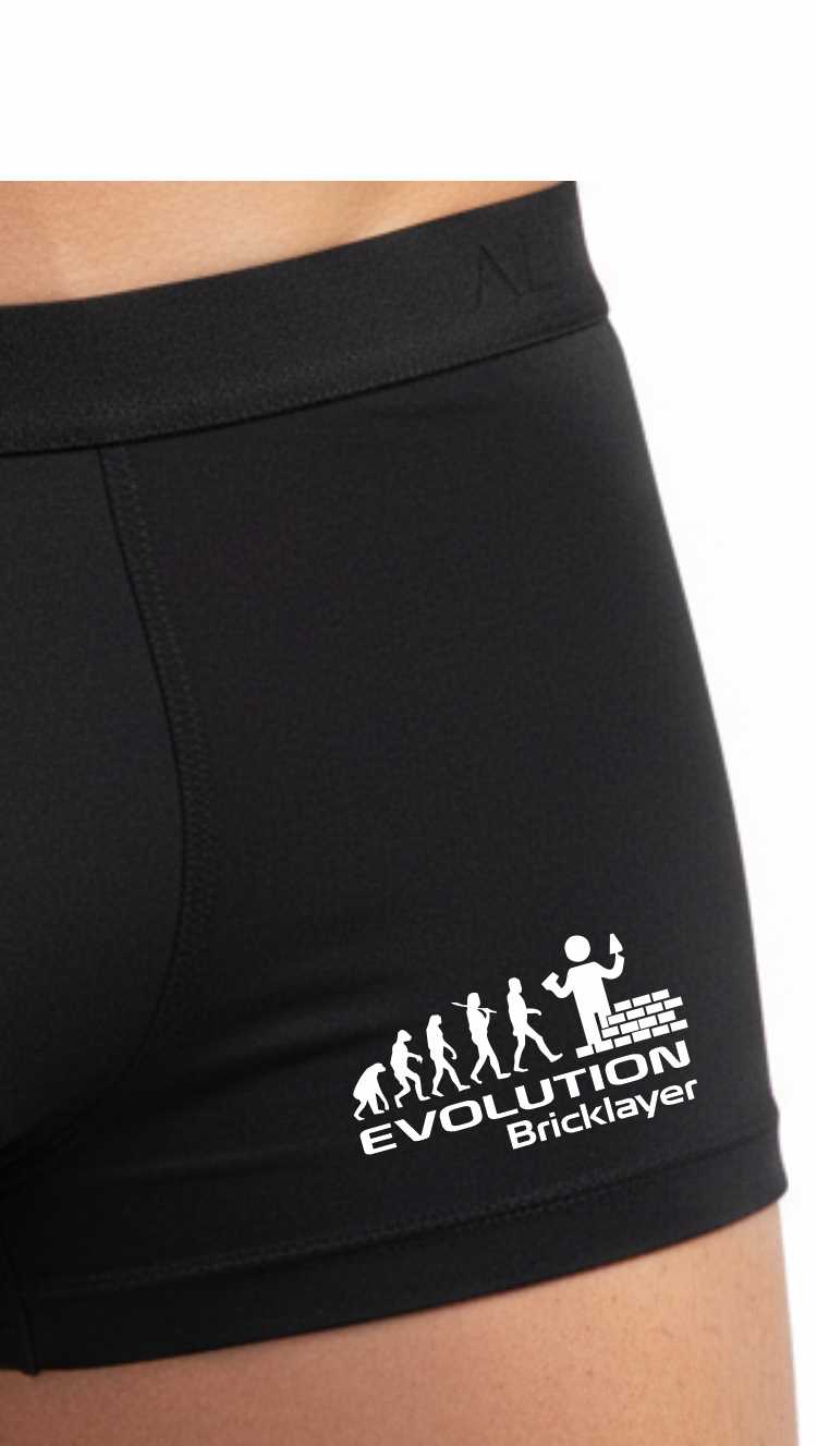 Funny Bricklayers Gift For Him Bamboo Boxer ShortsFun Builder Gift