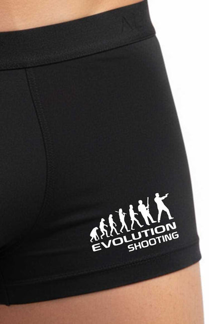 Evolution Of Clay Shooting Bamboo Boxer Shorts Funny Clay Shooter Gift
