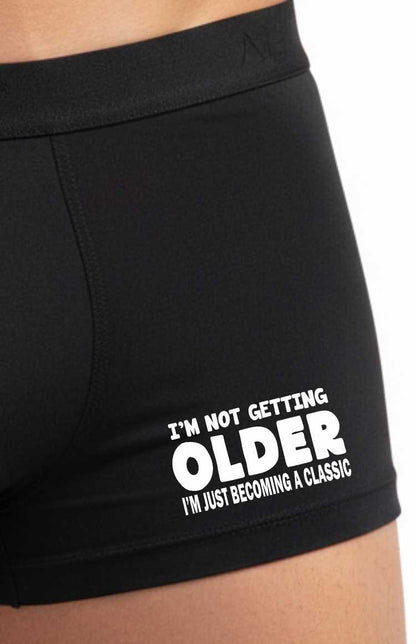 I'm Not Getting Older Birthday Gift Supersoft Bamboo Boxer Shorts