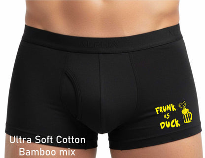 Funny Cheeky Drunk Gift Supersoft Bamboo Boxers For Him