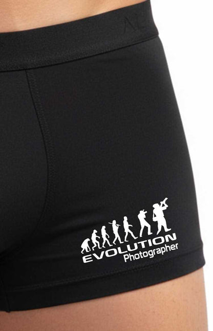 Fun Gift For Photographer Bamboo Boxer Shorts Evolution Of