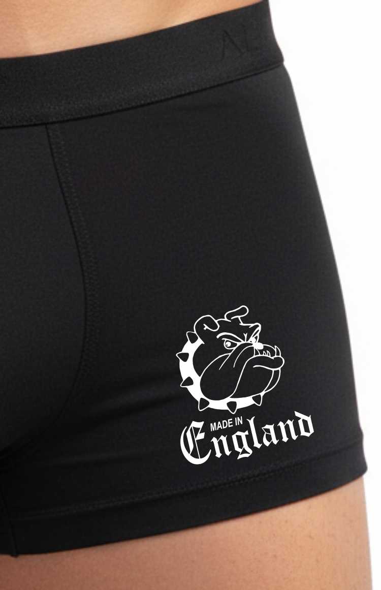 Funny Made In England Bamboo Boxer Shorts Bulldog