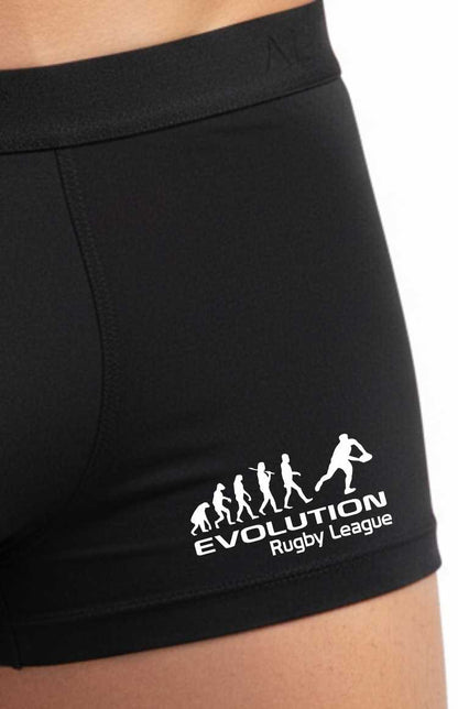 Boxer Shorts Supersoft Bamboo Evolution Of Rugby League Funny Gift
