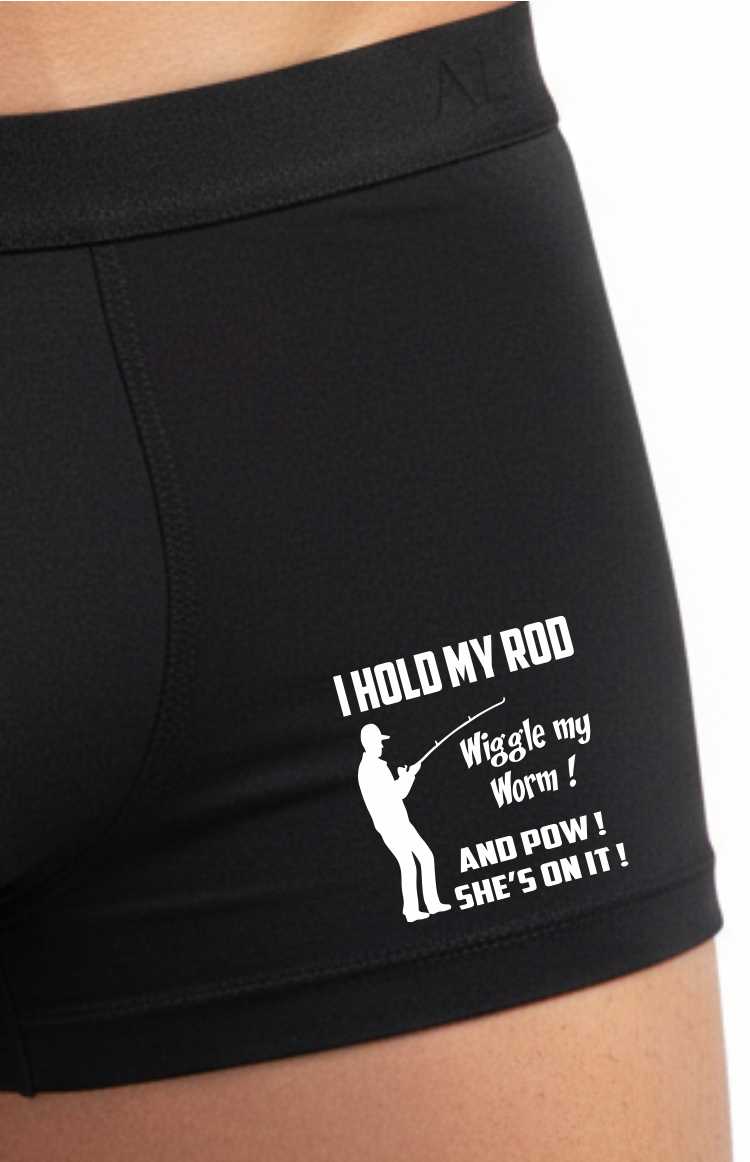 Fishing Gift Hold My Rod Gift For Anglers Supersoft Bamboo Boxers