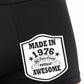 50th Birthday Made In 1976 Totally Awesome Bamboo Men's Boxers Gift