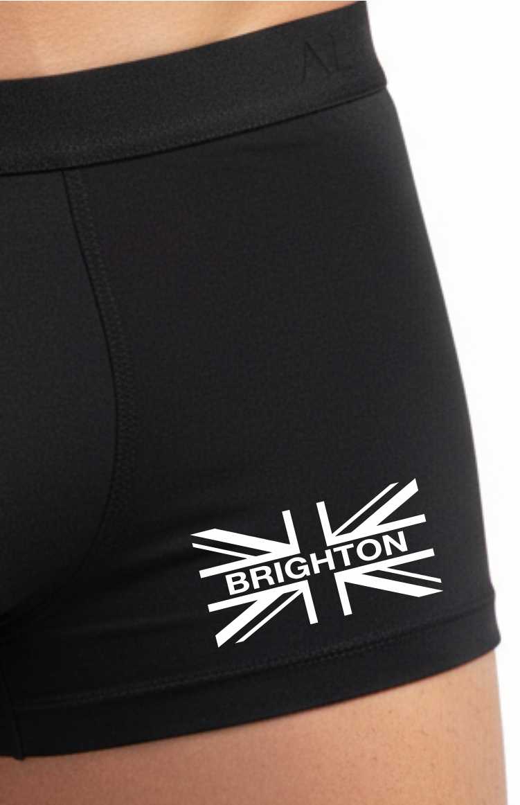 Brighton Union Jack Bamboo Boxer Shorts Gift Brighton Lover Him