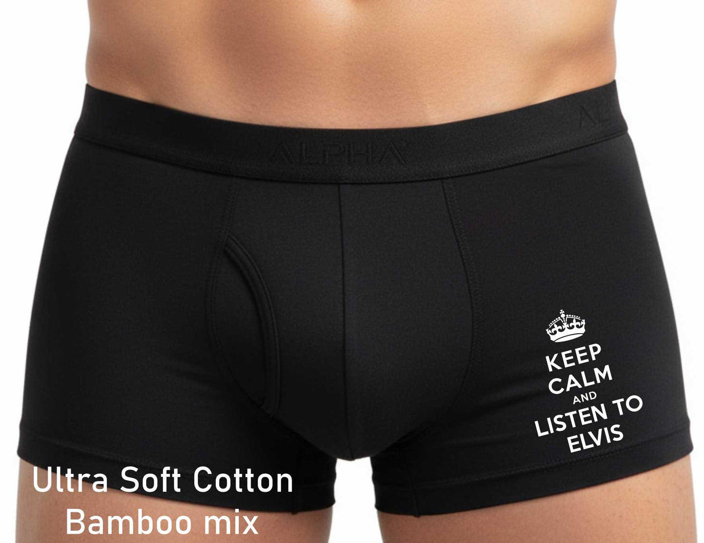 The King Of Rock And Roll Bamboo Boxers Funny Rock Music Gift Him
