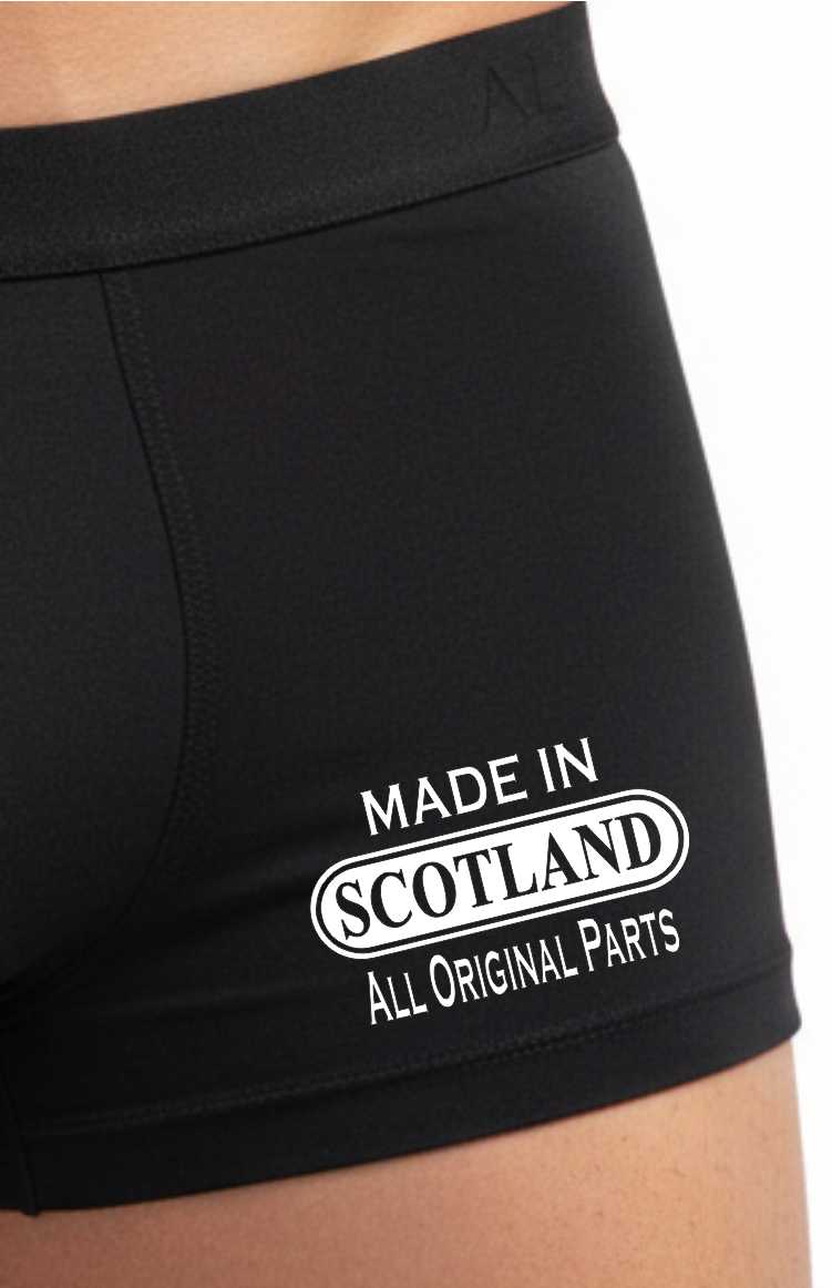 Bamboo Boxer Shorts Fun Gift Made In Scotland Funny Gift For Him