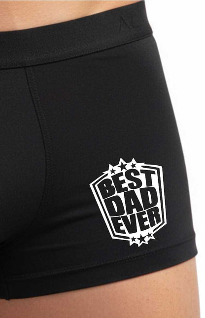 Best Dad Ever Father's Day Cotton Bamboo Boxer Shorts Birthday Dad Gift