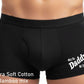 Who's The Daddy Supersoft Bamboo Boxer Shorts Funny Dad Gift Him